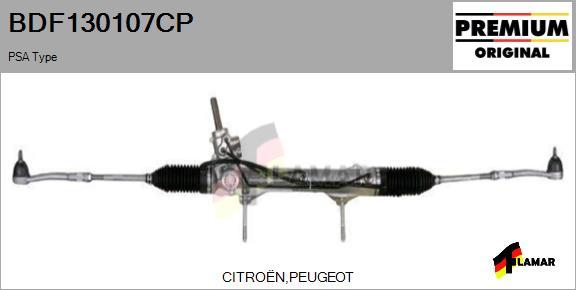 FLAMAR BDF130107CP - Рулевой механизм, рейка autospares.lv