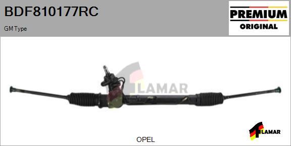 FLAMAR BDF810177RC - Рулевой механизм, рейка autospares.lv