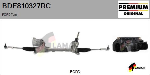 FLAMAR BDF810327RC - Рулевой механизм, рейка autospares.lv