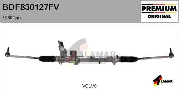 FLAMAR BDF830127FV - Рулевой механизм, рейка autospares.lv