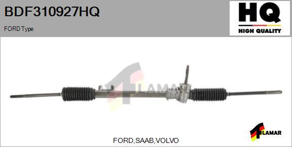 FLAMAR BDF310927HQ - Рулевой механизм, рейка autospares.lv