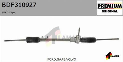 FLAMAR BDF310927
 - Рулевой механизм, рейка autospares.lv