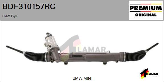 FLAMAR BDF310157RC - Рулевой механизм, рейка autospares.lv