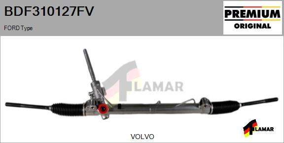 FLAMAR BDF310127FV - Рулевой механизм, рейка autospares.lv