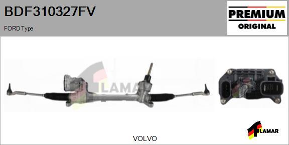 FLAMAR BDF310327FV - Рулевой механизм, рейка autospares.lv