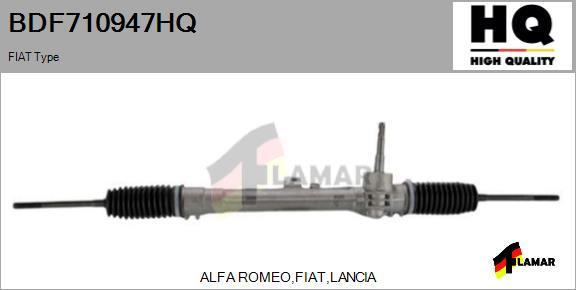 FLAMAR BDF710947HQ - Рулевой механизм, рейка autospares.lv