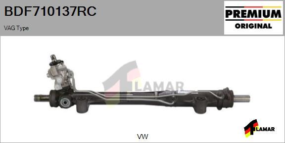 FLAMAR BDF710137RC - Рулевой механизм, рейка autospares.lv