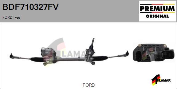 FLAMAR BDF710327FV - Рулевой механизм, рейка autospares.lv