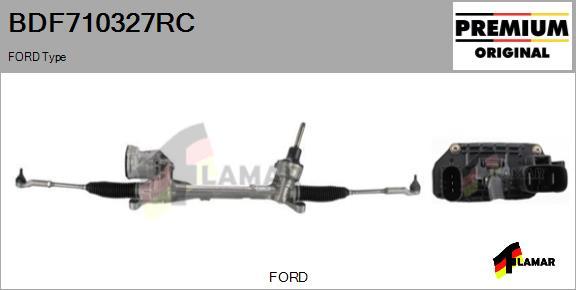 FLAMAR BDF710327RC - Рулевой механизм, рейка autospares.lv