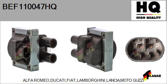 FLAMAR BEF110047HQ - Катушка зажигания autospares.lv