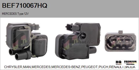 FLAMAR BEF710067HQ - Катушка зажигания autospares.lv