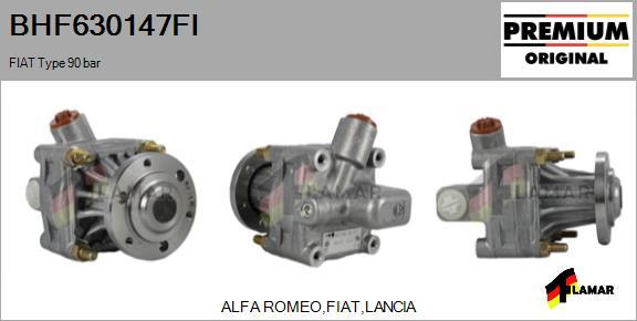 FLAMAR BHF630147FI - Гидравлический насос, рулевое управление, ГУР autospares.lv