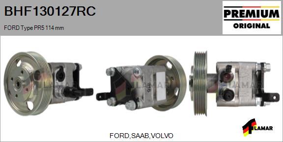 FLAMAR BHF130127RC - Гидравлический насос, рулевое управление, ГУР autospares.lv