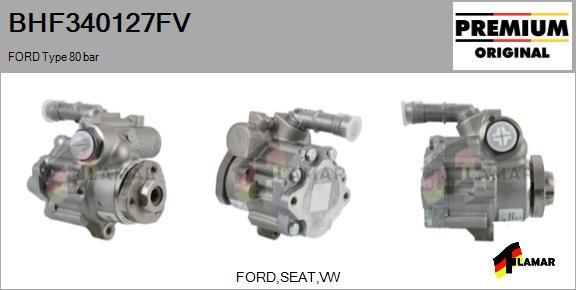 FLAMAR BHF340127FV - Гидравлический насос, рулевое управление, ГУР autospares.lv