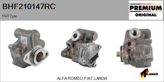 FLAMAR BHF210147RC - Гидравлический насос, рулевое управление, ГУР autospares.lv