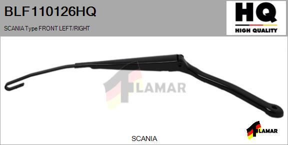 FLAMAR BLF110126HQ - Рычаг стеклоочистителя, система очистки окон autospares.lv