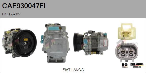 FLAMAR CAF930047FI - Компрессор кондиционера autospares.lv