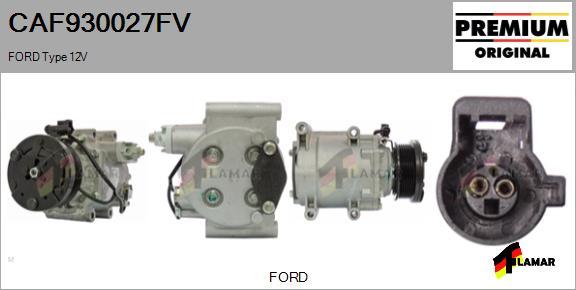 FLAMAR CAF930027FV - Компрессор кондиционера autospares.lv