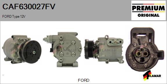 FLAMAR CAF630027FV - Компрессор кондиционера autospares.lv