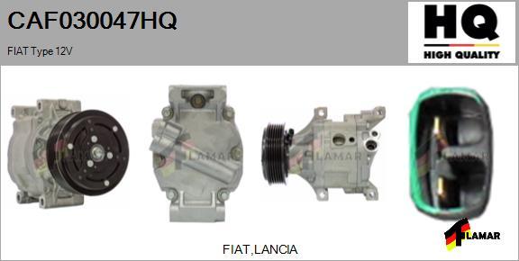 FLAMAR CAF030047HQ - Компрессор кондиционера autospares.lv