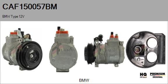 FLAMAR CAF150057BM - Компрессор кондиционера autospares.lv