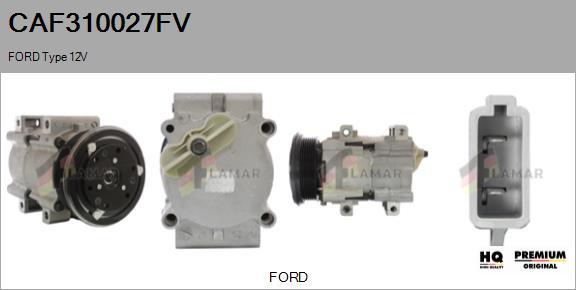 FLAMAR CAF310027FV - Компрессор кондиционера autospares.lv