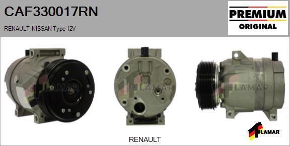 FLAMAR CAF330017RN - Компрессор кондиционера autospares.lv