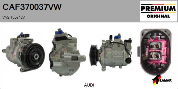 FLAMAR CAF370037VW - Компрессор кондиционера autospares.lv