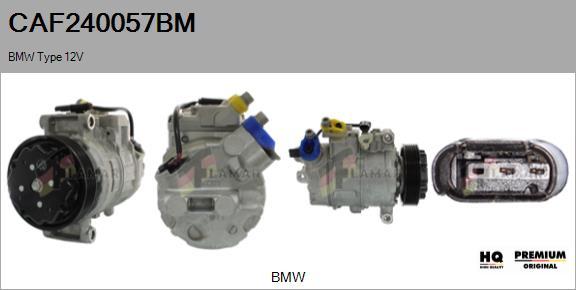 FLAMAR CAF240057BM - Компрессор кондиционера autospares.lv