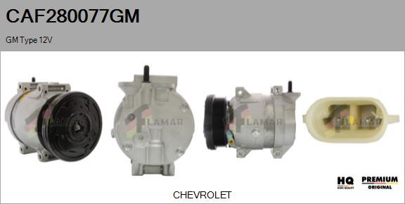 FLAMAR CAF280077GM - Компрессор кондиционера autospares.lv