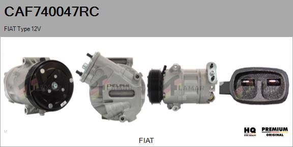 FLAMAR CAF740047RC - Компрессор кондиционера autospares.lv