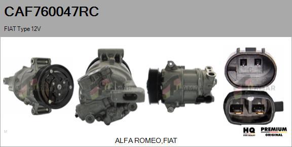 FLAMAR CAF760047RC - Компрессор кондиционера autospares.lv