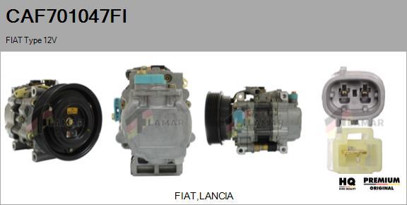 FLAMAR CAF701047FI - Компрессор кондиционера autospares.lv