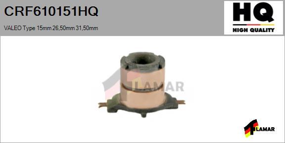 FLAMAR CRF610151HQ - Контактное кольцо, генератор autospares.lv