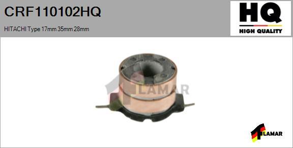 FLAMAR CRF110102HQ - Контактное кольцо, генератор autospares.lv
