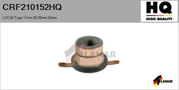 FLAMAR CRF210152HQ - Контактное кольцо, генератор autospares.lv