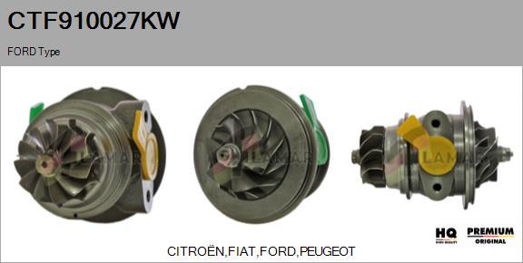 FLAMAR CTF910027KW - Картридж турбины, группа корпуса компрессора autospares.lv