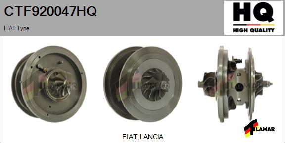 FLAMAR CTF920047HQ - Картридж турбины, группа корпуса компрессора autospares.lv