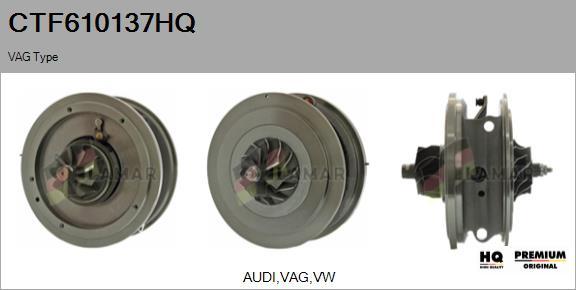 FLAMAR CTF610137HQ - Картридж турбины, группа корпуса компрессора autospares.lv