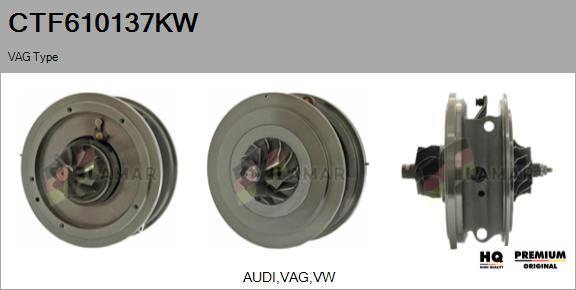 FLAMAR CTF610137KW - Картридж турбины, группа корпуса компрессора autospares.lv