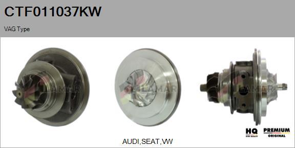 FLAMAR CTF011037KW - Картридж турбины, группа корпуса компрессора autospares.lv