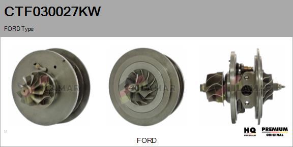 FLAMAR CTF030027KW - Картридж турбины, группа корпуса компрессора autospares.lv