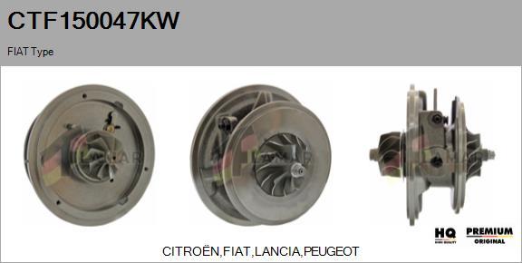 FLAMAR CTF150047KW - Картридж турбины, группа корпуса компрессора autospares.lv