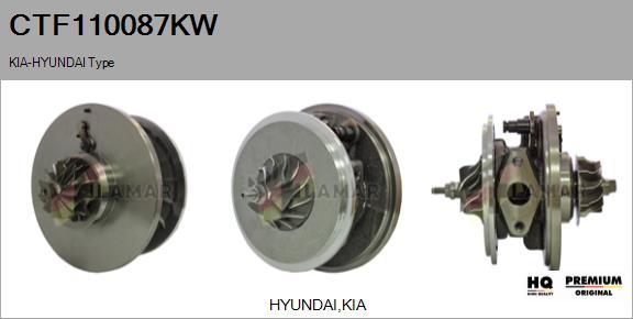 FLAMAR CTF110087KW - Картридж турбины, группа корпуса компрессора autospares.lv