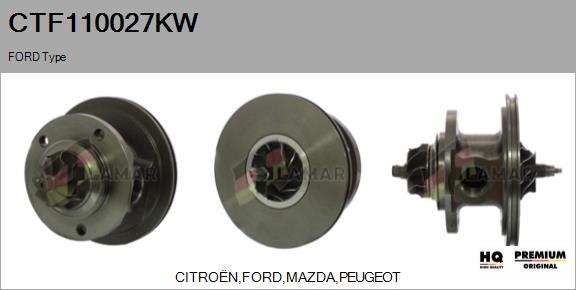 FLAMAR CTF110027KW - Картридж турбины, группа корпуса компрессора autospares.lv