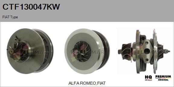 FLAMAR CTF130047KW - Картридж турбины, группа корпуса компрессора autospares.lv