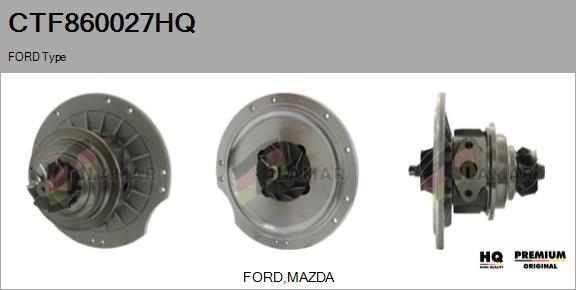 FLAMAR CTF860027HQ - Картридж турбины, группа корпуса компрессора autospares.lv