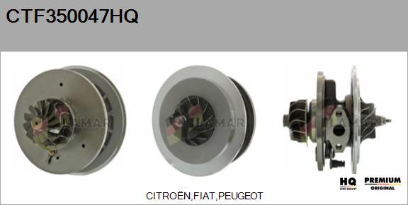 FLAMAR CTF350047HQ - Картридж турбины, группа корпуса компрессора autospares.lv