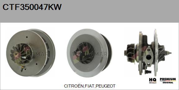 FLAMAR CTF350047KW - Картридж турбины, группа корпуса компрессора autospares.lv