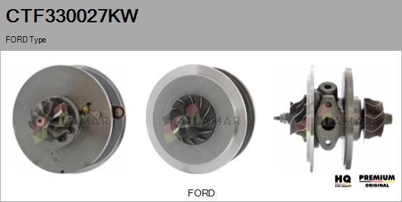 FLAMAR CTF330027KW - Картридж турбины, группа корпуса компрессора autospares.lv